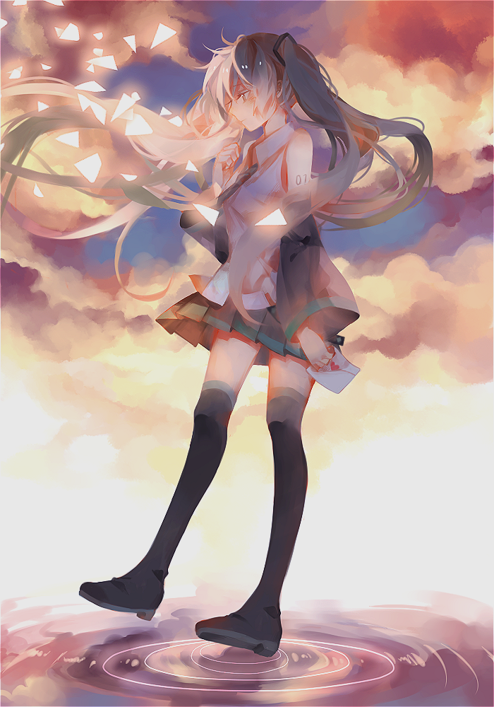 初音未来‖绝美二次元高清壁纸‖谁都不曾听过的初始之音,来自未来的