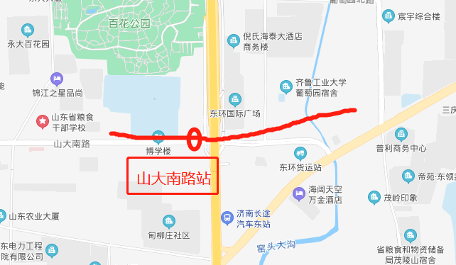 独家!济南地铁6号线站点位置(直观简洁版)