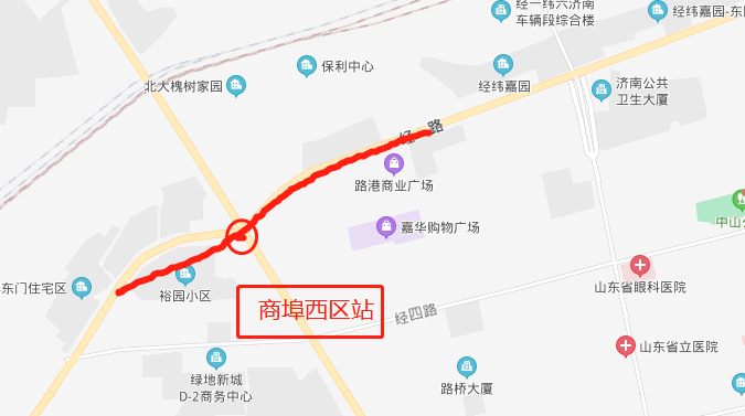 独家!济南地铁6号线站点位置(直观简洁版)
