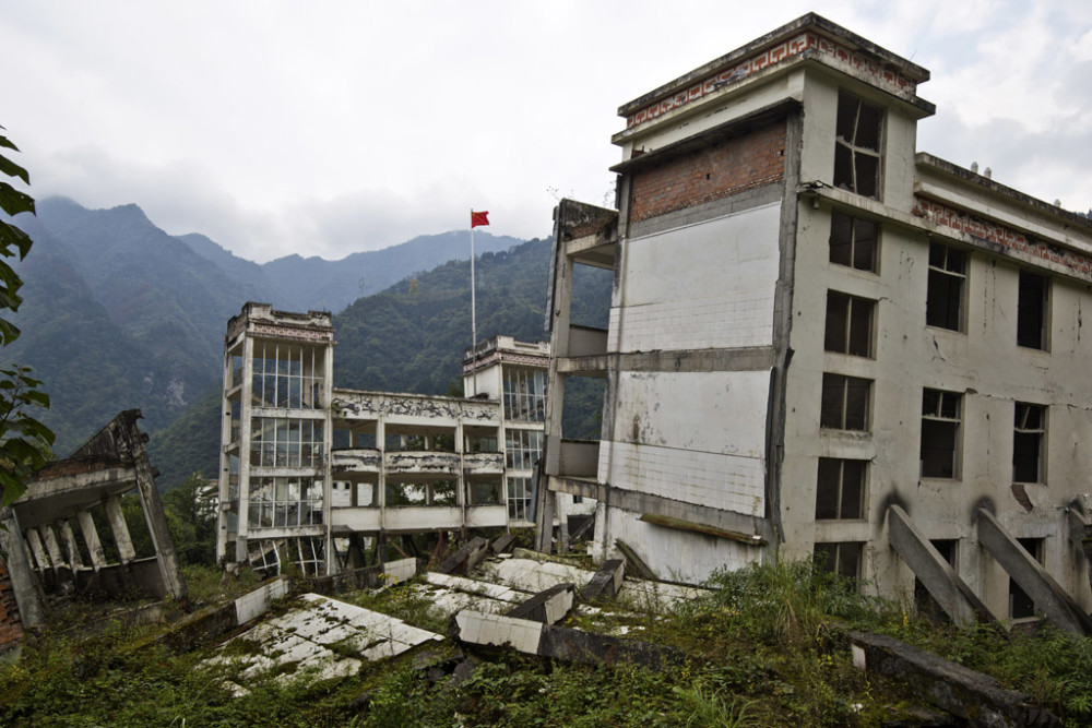 愿逝者安息,愿后人居安思危,5·12汶川特大地震遗址