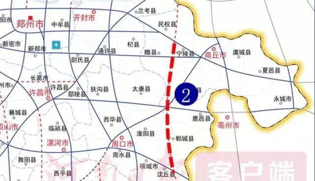 阳新高速商丘段位于我市西部, 途经民权县,宁陵县,睢县,柘城