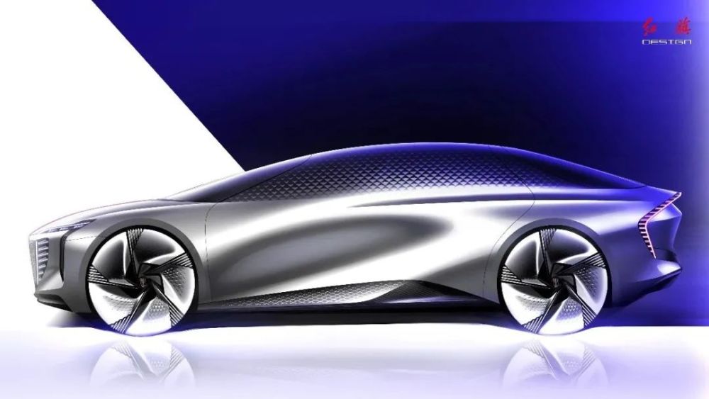 红旗ev-concept 内外饰设计赏析:宇宙无界,星际穿越