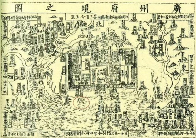 【收藏】穿越时空,从古地图窥探广州历史原貌