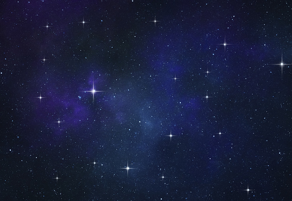炫彩异常的星空背景图【壁纸】