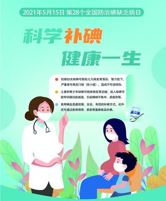 全国防治碘缺乏病日|科学补碘,健康一生