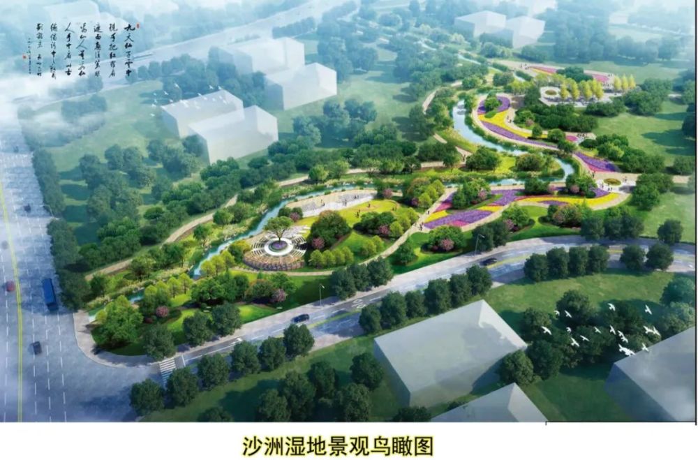 百色市龙景片区水系综合整治工程,未来将新增3处湿地景观