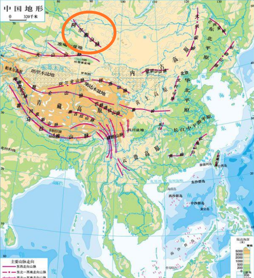 山脉(不知道这个地方在哪的可以看地图,和中国西北地区挨得非常近)一