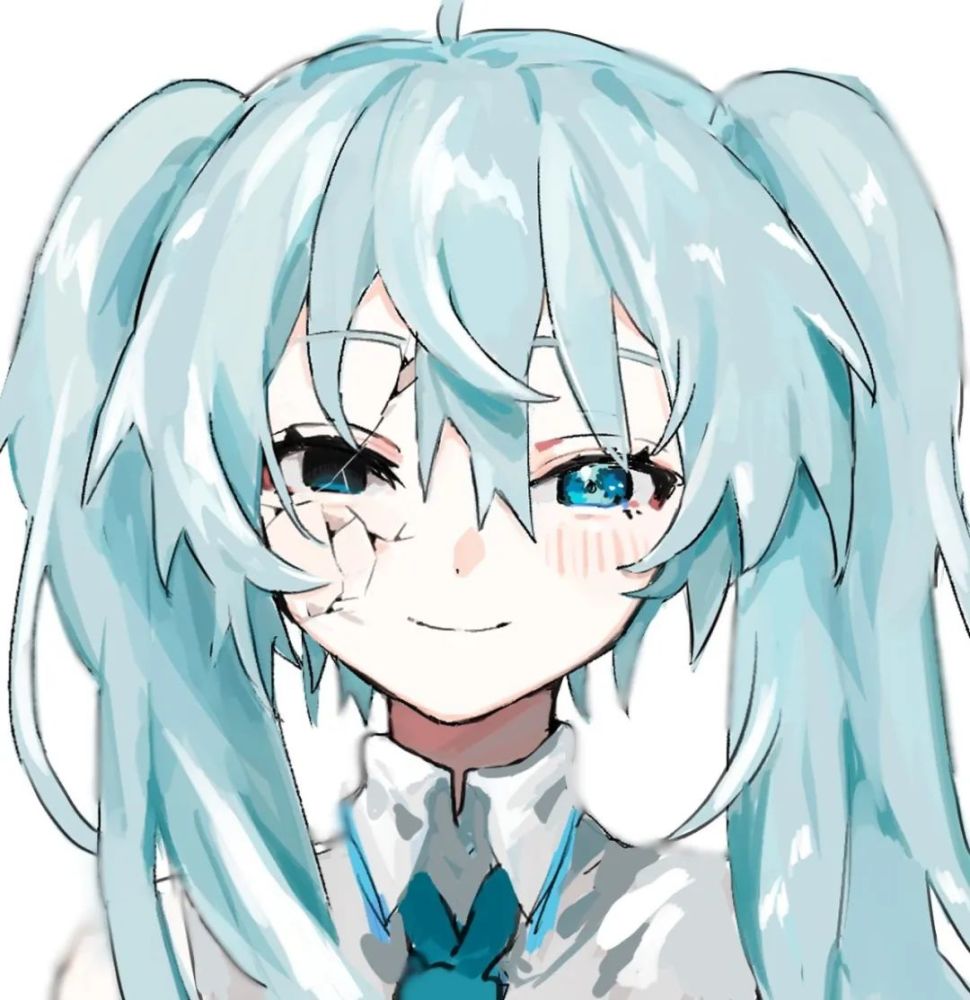 【二次元头像】初音miku超可爱!卡通动漫美少女人物合集