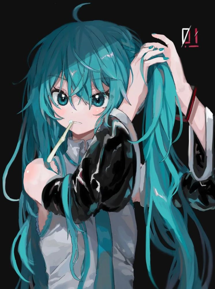 【二次元头像】初音miku超可爱!卡通动漫美少女人物合集