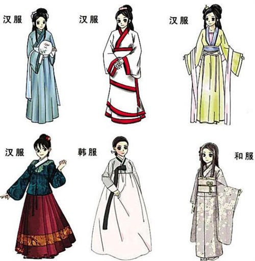 汉服与和服pk,谁是"老祖宗",二者有何区别?
