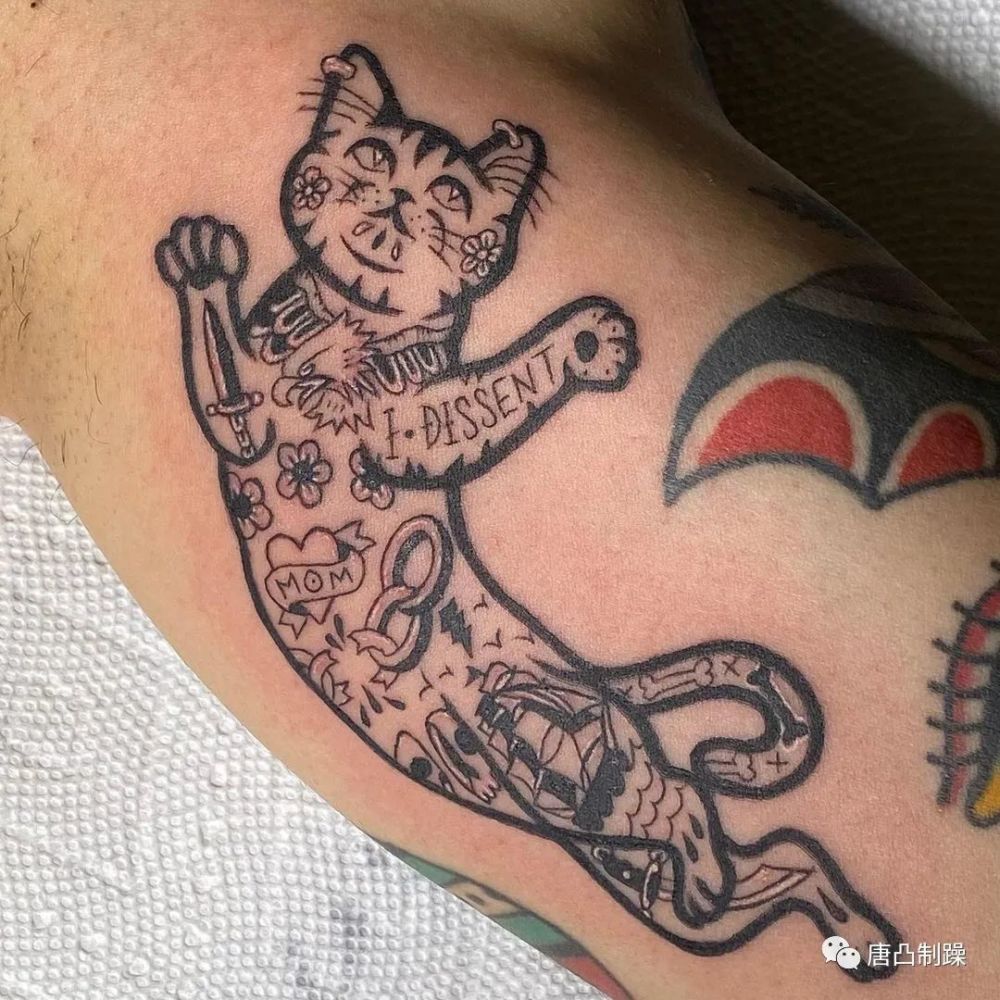 不一样的纹身猫