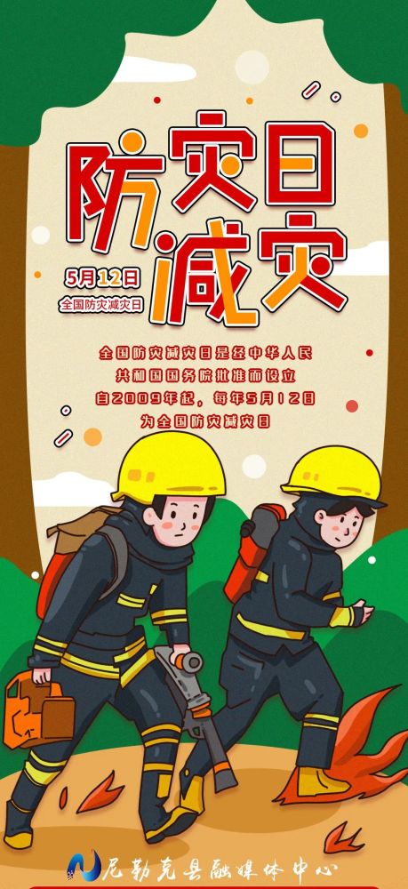 海报全国防灾减灾日丨你我同行防灾减灾