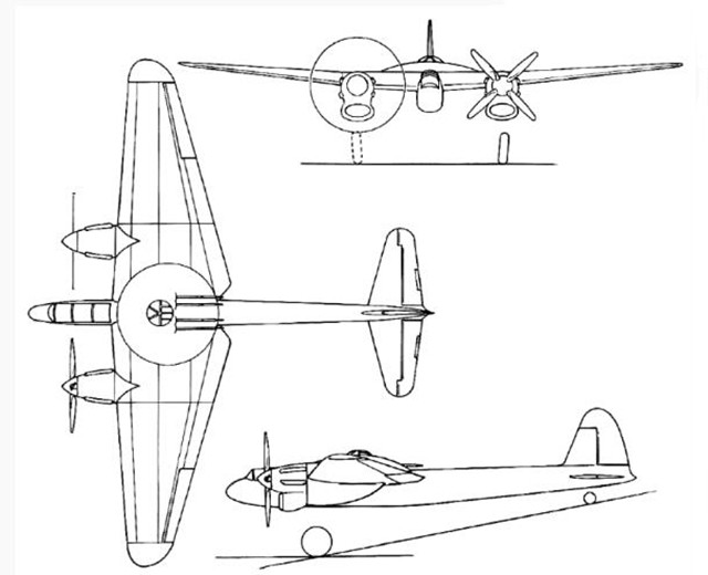 二战英国p.92重型战斗机,不走寻常路的设计