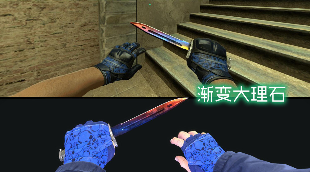 csgo:技术可菜刀可钝!但搭配的皮肤咱不能输,闪哭敌人