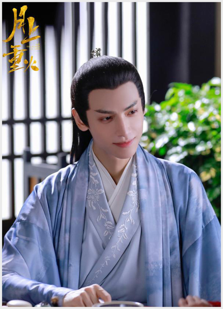 《只问今生恋沧溟》中饰演宁采臣的 侯明昊