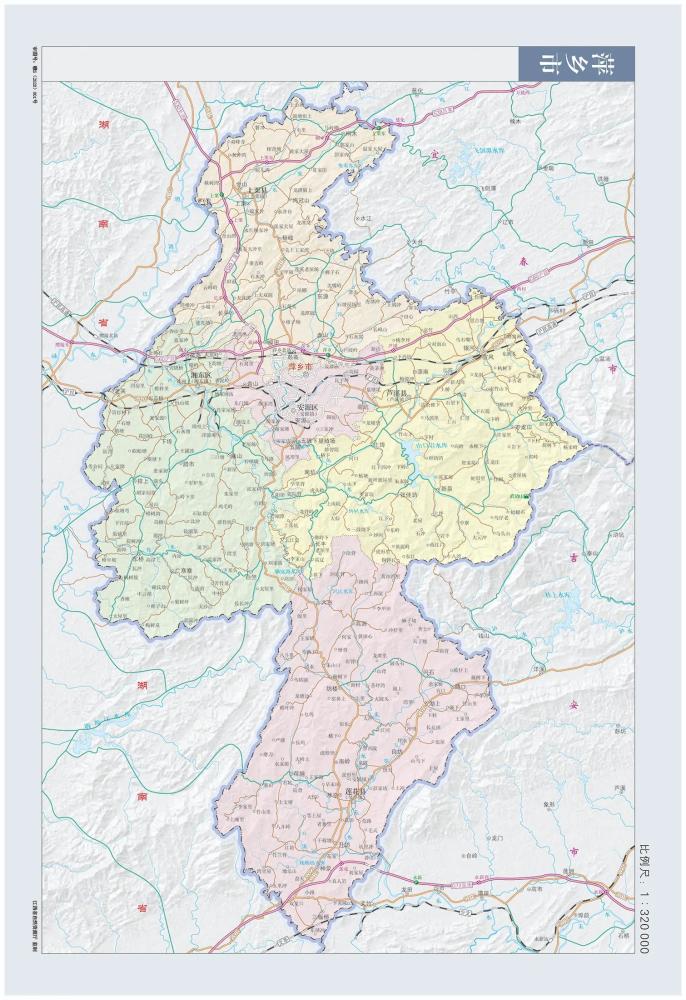 (附江西省及各市最新标准地图)