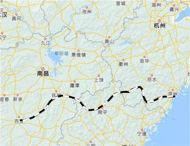 温武吉铁路设计时速200km/h,双线电气化,是否标准太低