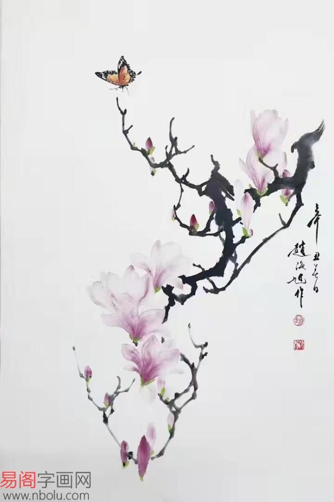 清华美院画家赵海旭花鸟画展现写意雅趣