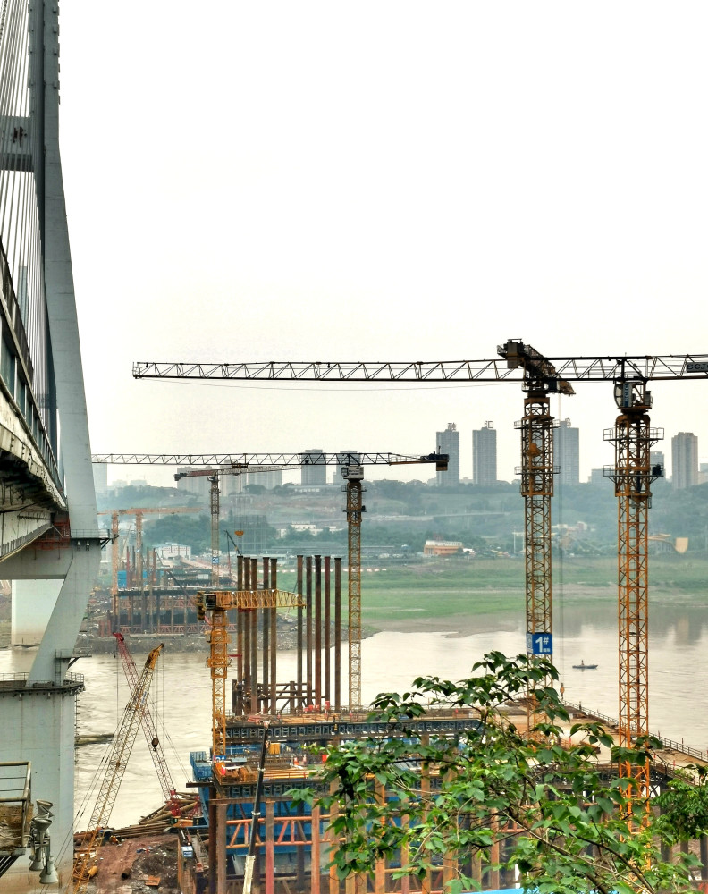日新月异大重庆|建设中的李家沱复线桥