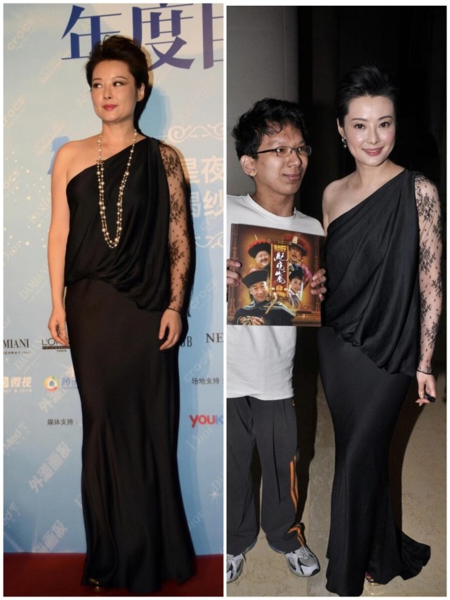 真佩服袁立这样的女人,岁数大了身材依然保持挺好,弯腰时真撩人