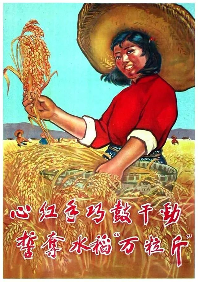 七十年代农村农民宣传画