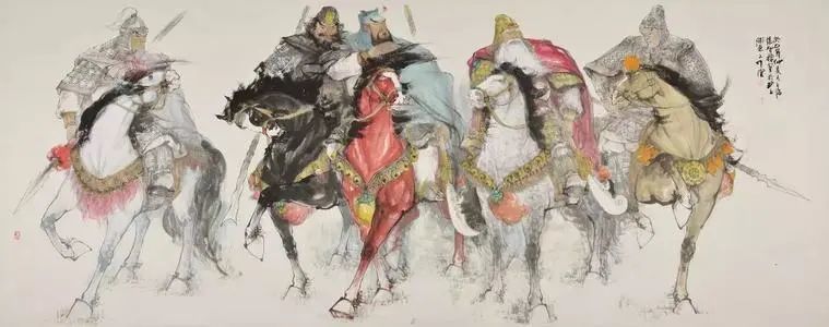 这里插句闲话——在《三国演义》中将关张马黄赵并称为"五虎上将"