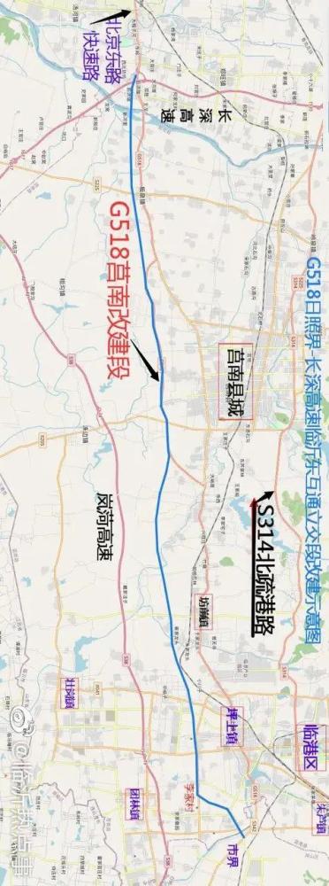 示意图(仅供参考)路线全长54.5公里,其中新建33.