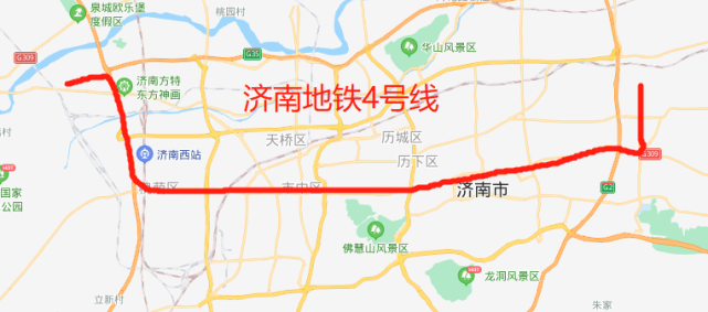 这是一条连接唐冶片区,孙村片区,圣井片区等新城的地铁线路,线路沿线