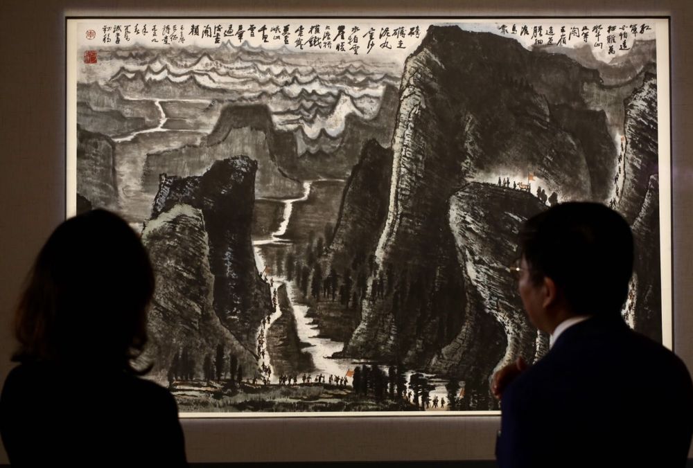 李可染画作《长征》领衔 中国嘉德2021春拍今日启幕
