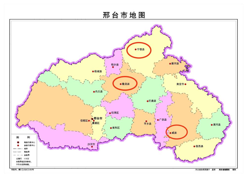 河北省有哪些县不通铁路?(附河北省最新标准地图)