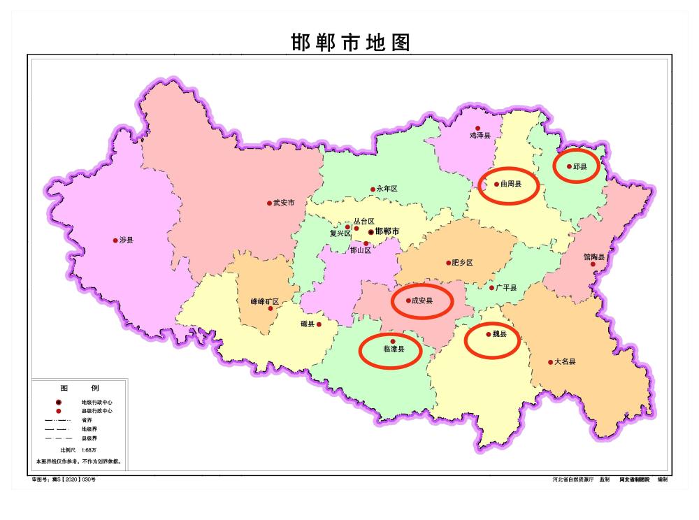 河北省有哪些县不通铁路?(附河北省最新标准地图)