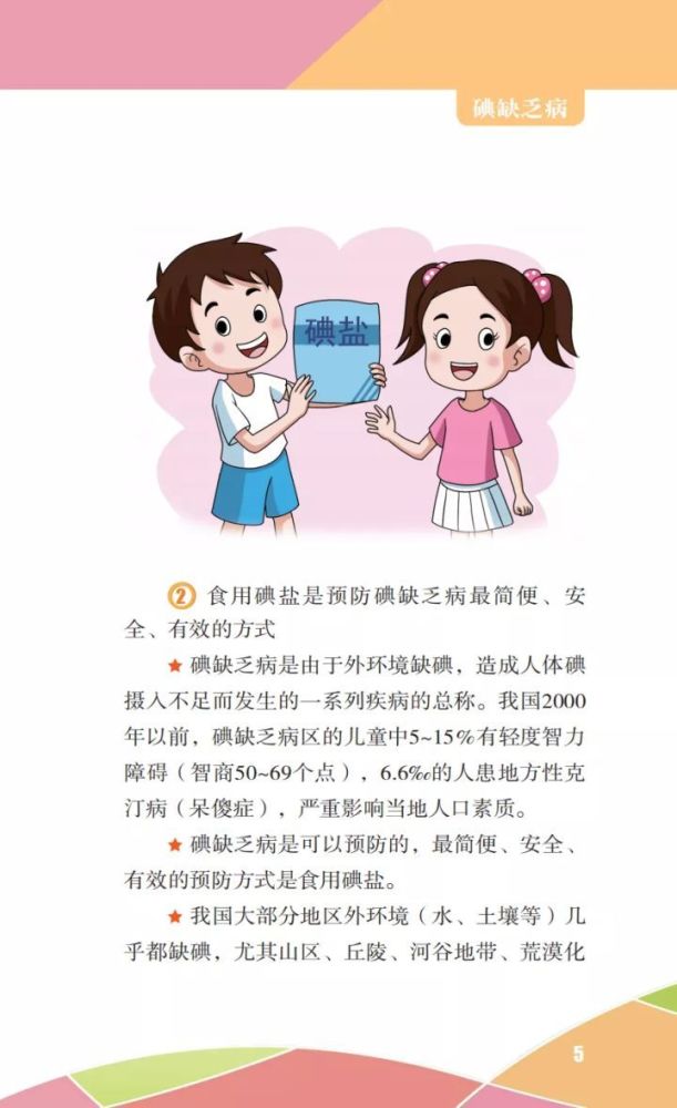 图文知识科学补碘健康一生