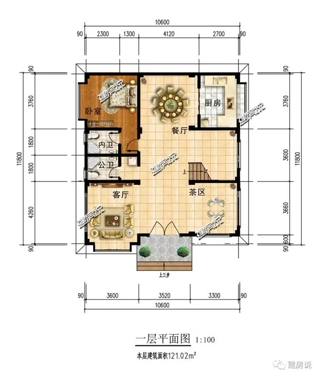 东莞老板花百万建4层新中式别墅,房子太棒,隔壁村都绕远路来看