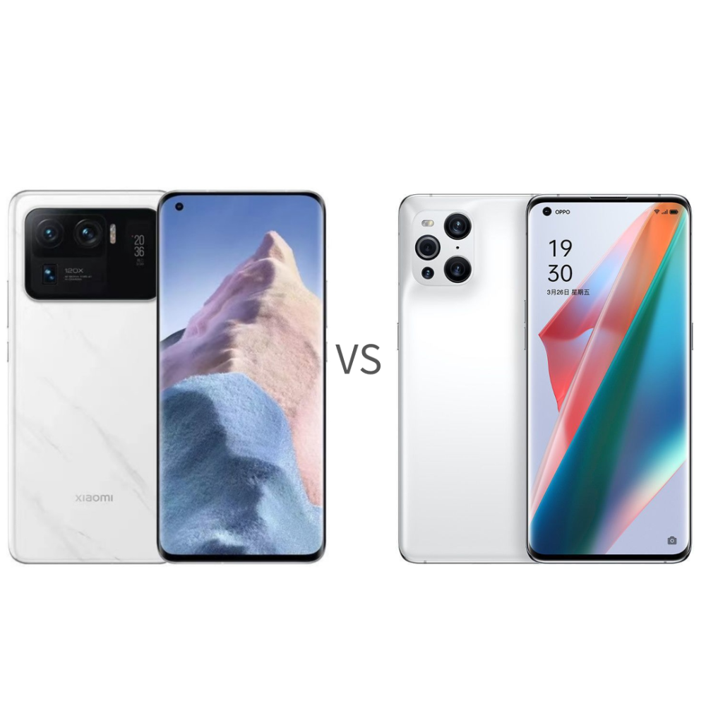 安卓机皇小米11 ultra对比oppo x3pro,看看你选哪款?