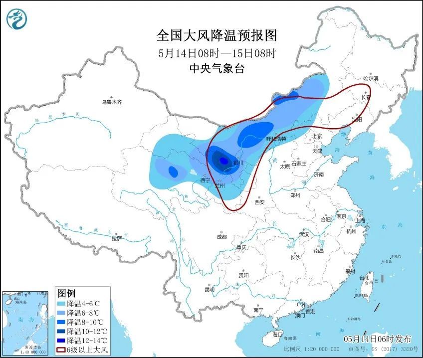 注意内蒙古全区将出现降雨降温天气未来4天呼市天气是这样的