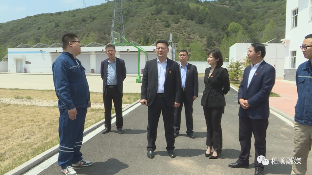 5月13日,县委副书记,政府县长李健深入横岭镇国家电投集团和顺东方新