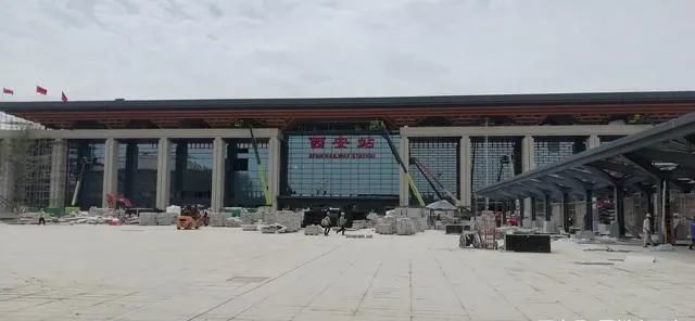 西安火车站北广场最新建设进展!