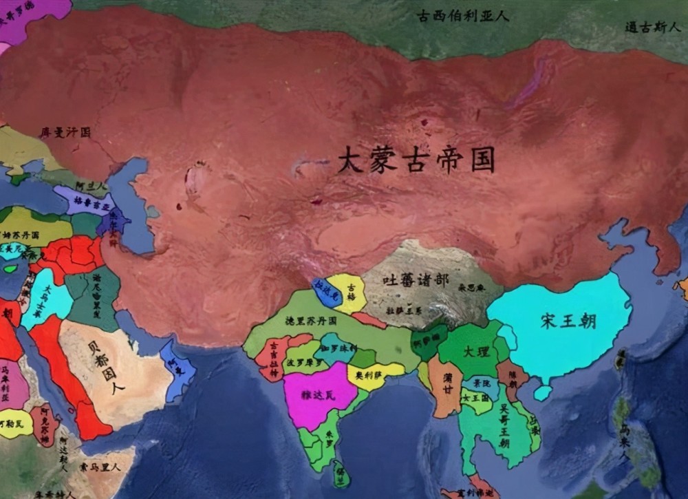 成吉思汗打下那么多江山,放到现在来看的话,都包括哪些国家?