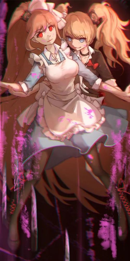 《弹丸论破》雪染千纱,别人家的老师,动漫全面屏壁纸分享