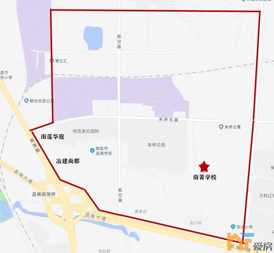 2021年青云谱区小学学区范围