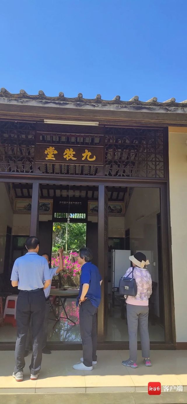 海南日记著名作家学者在文昌十八行村遇见九牧堂