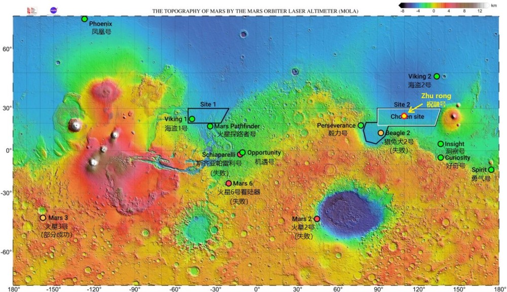 火星北半球乌托邦平原南部