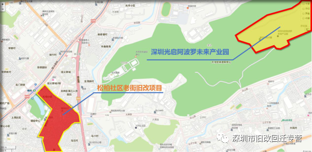 龙岗区-横岗松柏社区老街旧改,核心地段 知名开发商