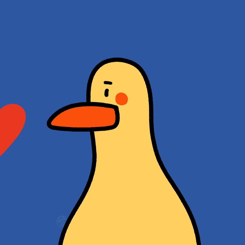 小鸭子情侣头像 太可爱了吧