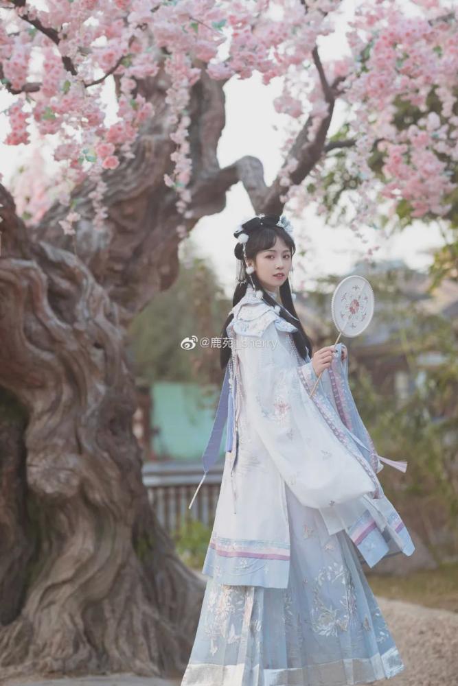 摄影/造型/后期:@鹿苑_sherry汉服:@汉尚华莲汉服