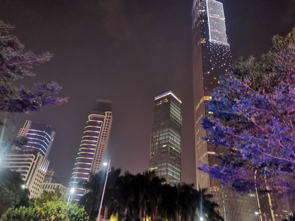 夜景广州塔