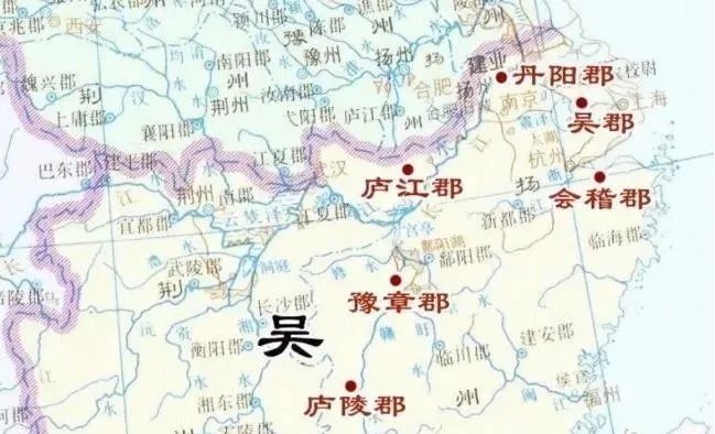 三国时期的东吴根基是江东六郡是现如今的哪些地方