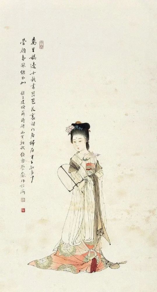 蔡岚部分仕女图欣赏