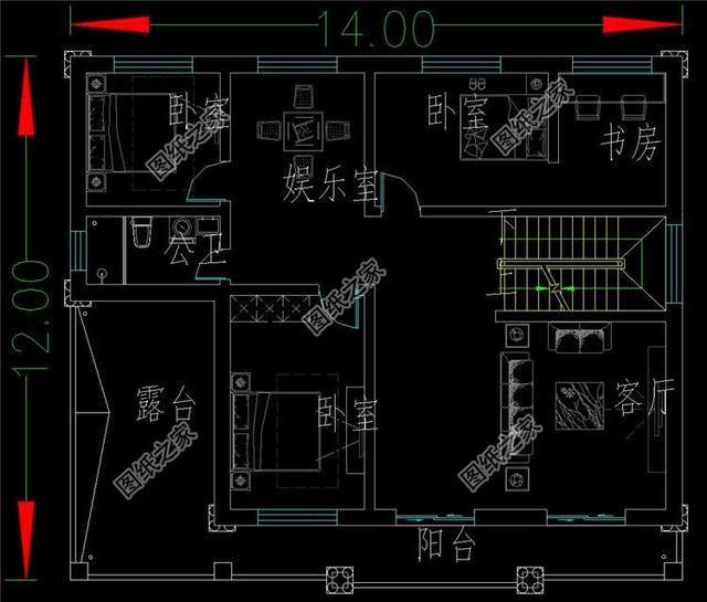 乡村小别墅设计图,第二套在农村非常受欢迎,建房的朋友可以参考