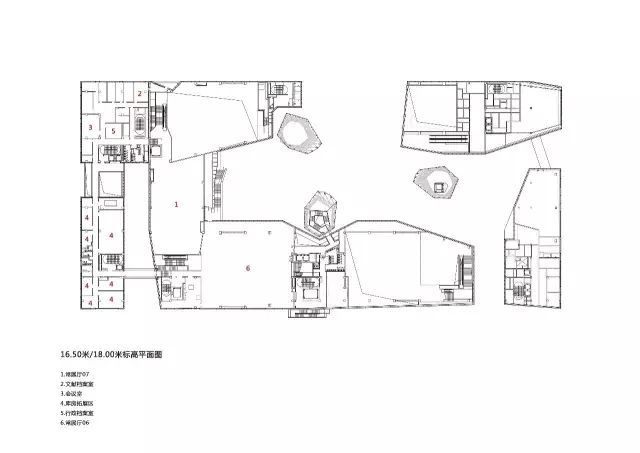 剖面图 建设地址:中国,上海 项目年份:2012-2017 建筑面积:46550.